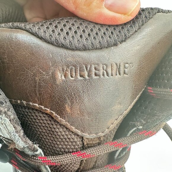 Wolverine Merlin Men Sz 12M Brown Leather Composite Toe 6" Waterproof Work Boot - Picture 13 of 14